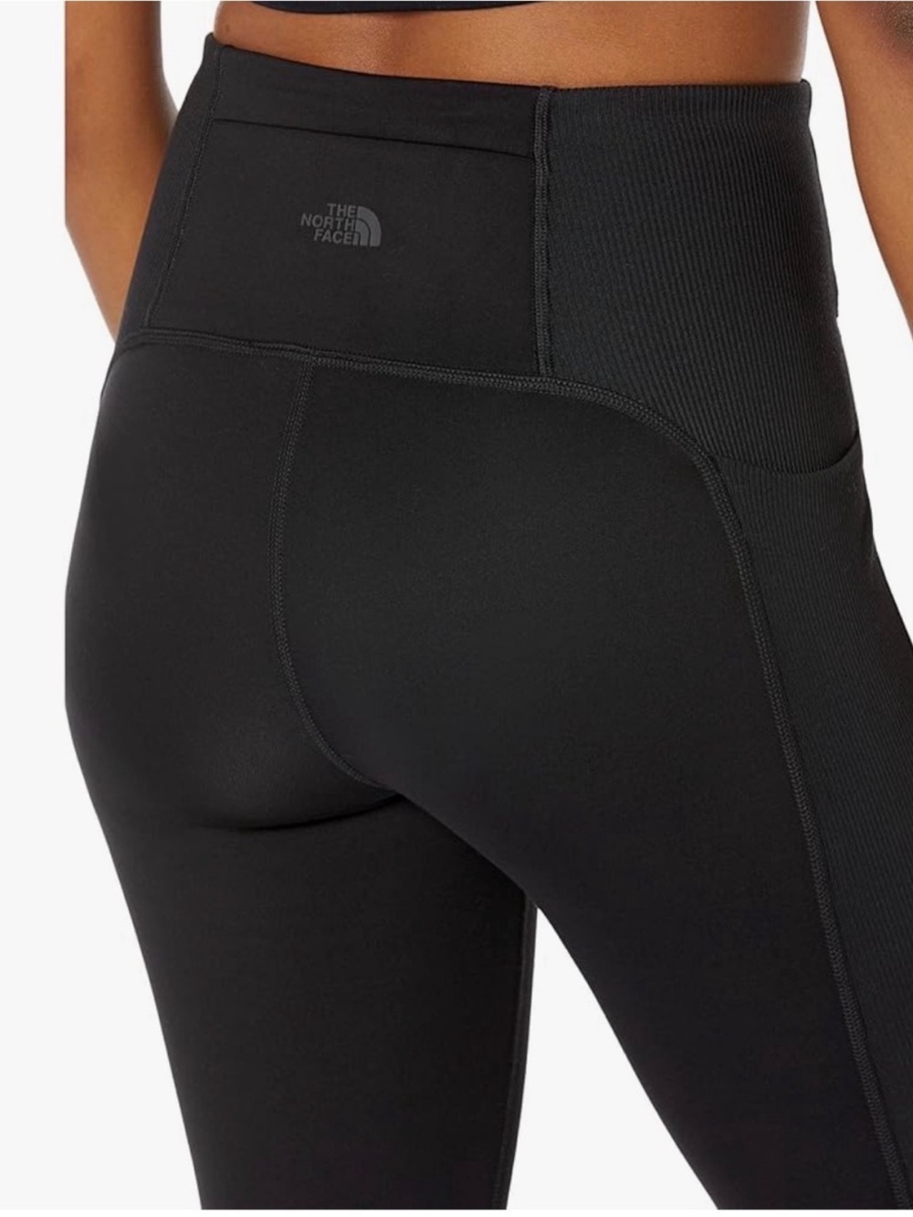 35. NORTH FACE WOMENS RIBBED BIKER SHORTS